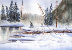 "Kokanee River" Kokanee River Painting