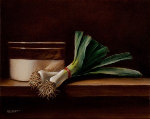 Leek Soup Painting