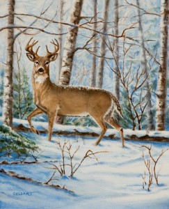 Making Tracks Painting