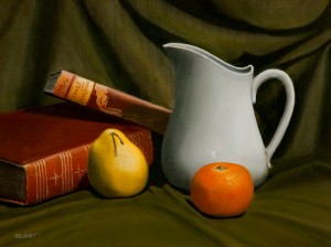 Porcelain And Fruit Painting