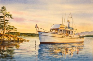 Amajica Yacht Painting