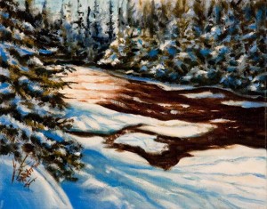 "Saugeen River" Saugeen River Painting