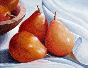 Three Pears Painting